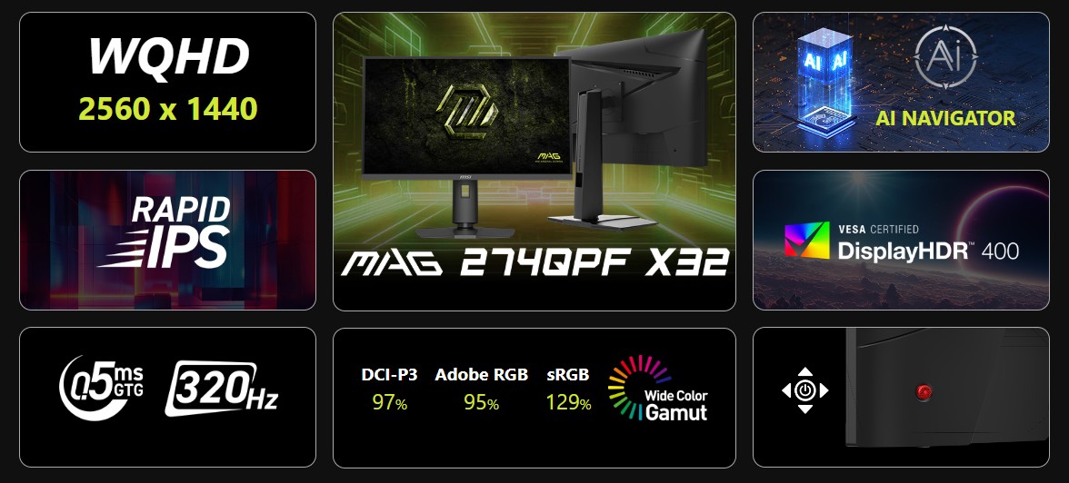 MSI MAG 274QPF X32