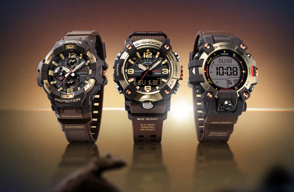 Casio представила серию часов G-Shock MASTER IN HORIZON GOLD