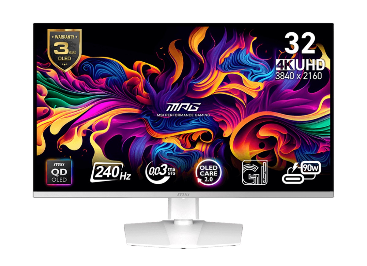 Монитор MSI MPG 321URXW QD-OLED представлен на глобальном рынке