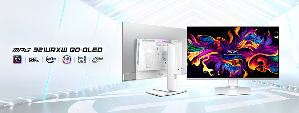 Монитор MSI MPG 321URXW QD-OLED представлен на глобальном рынке