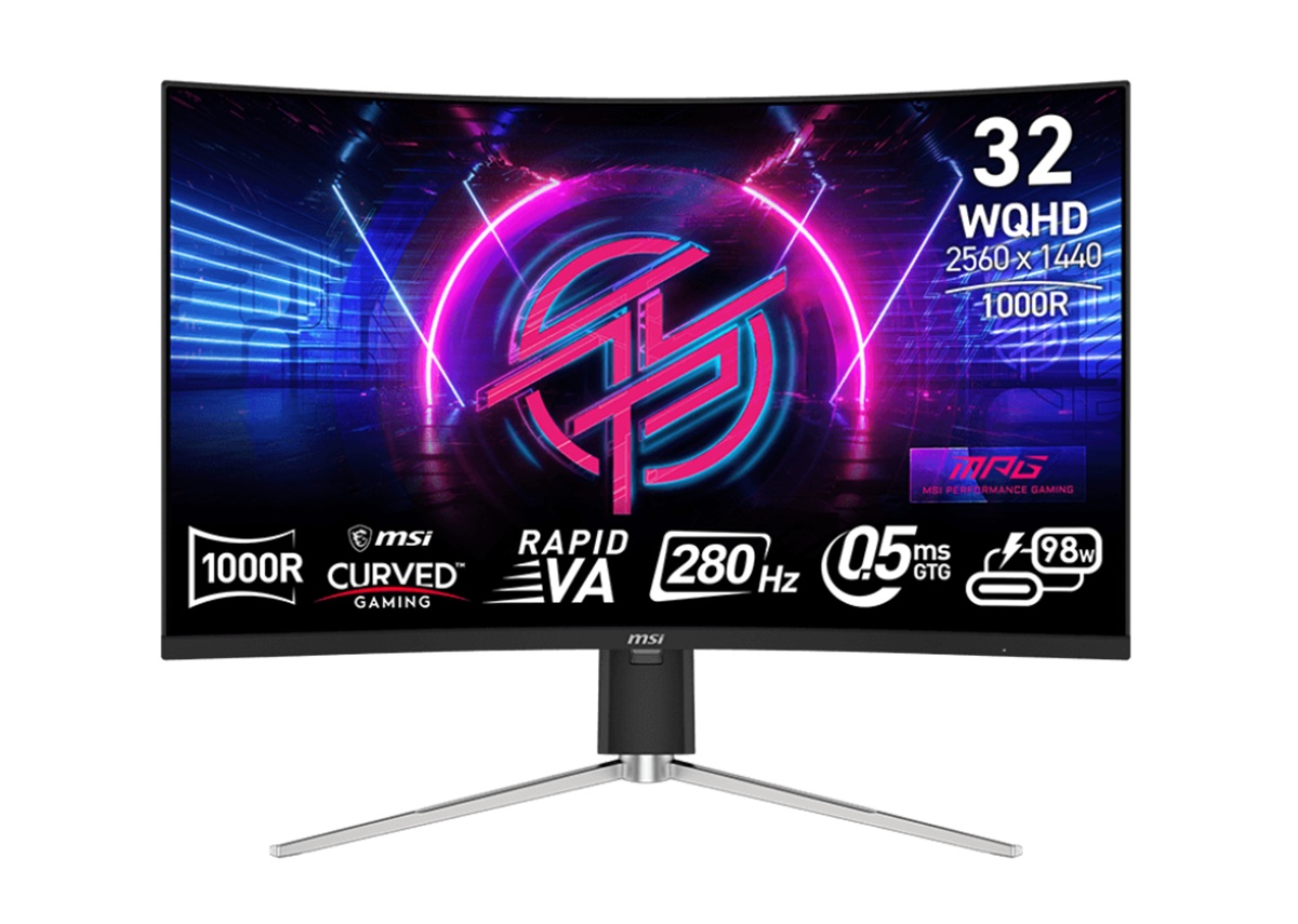 Представлен изогнутый игровой монитор MSI MPG 325CQRXF с 31,5-дюймовым дисплеем