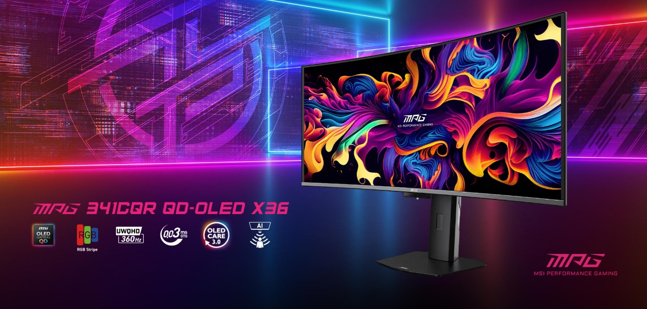 MSI MPG 341CQR QD-OLED X36