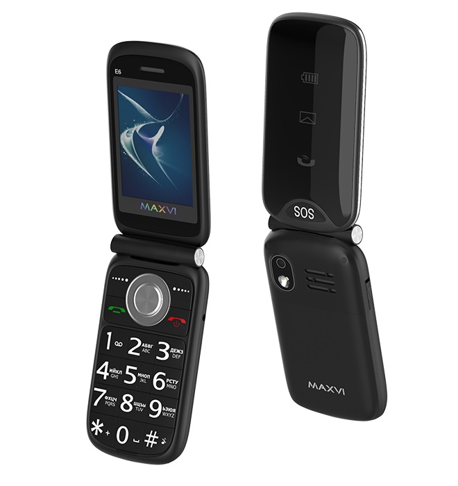 Раскладной телефон Maxvi E6 цена и характеристики