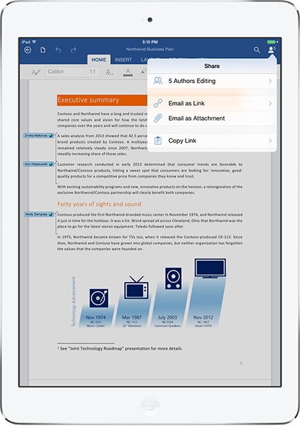 Microsoft Office iPad 3