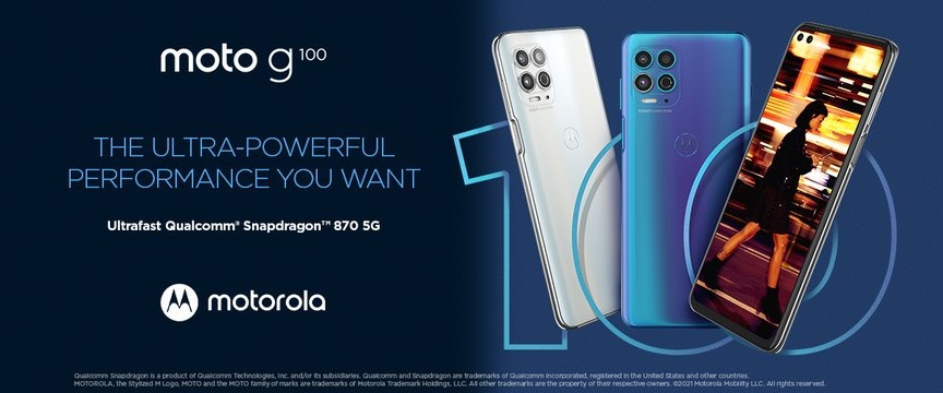 Флагманский смартфон Moto G100 представлен официально