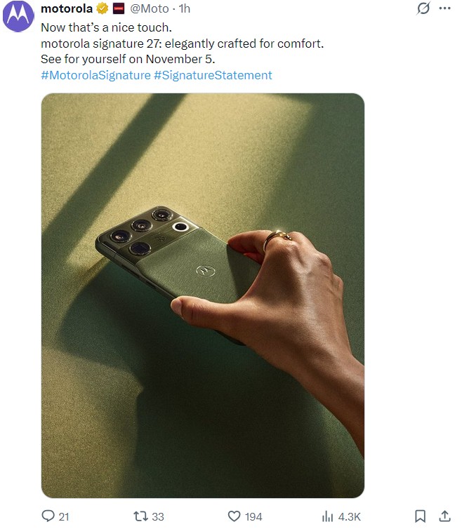 Motorola Signature 27