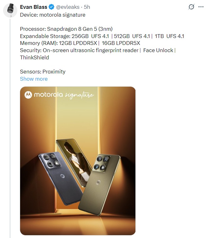 Motorola Signature