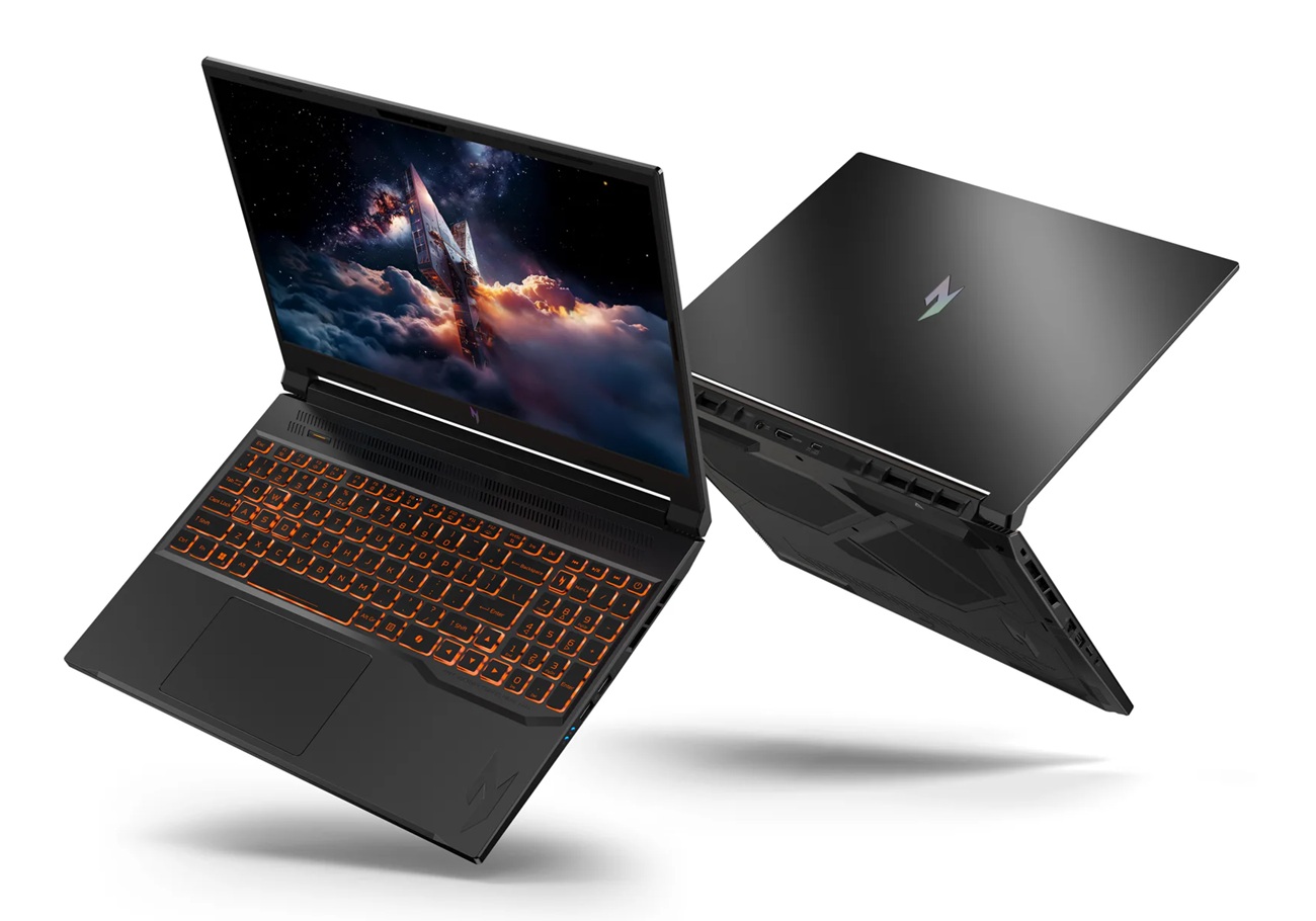 Представлены игровые ноутбуки Acer Nitro V 17 AI, Nitro V 16 AI и Nitro V 14 AI