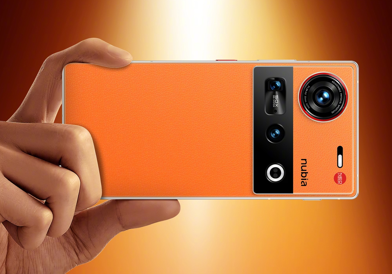 Nubia представила Z70 Ultra New Year Edition в оранжевом цвете