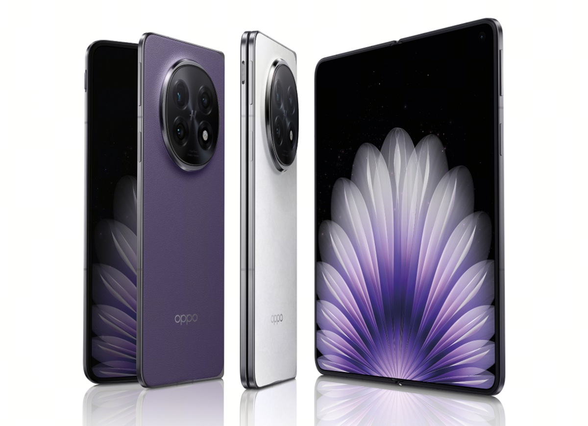 Пресс-рендеры Oppo Find N5 демонстрируют большой внутренний дисплей