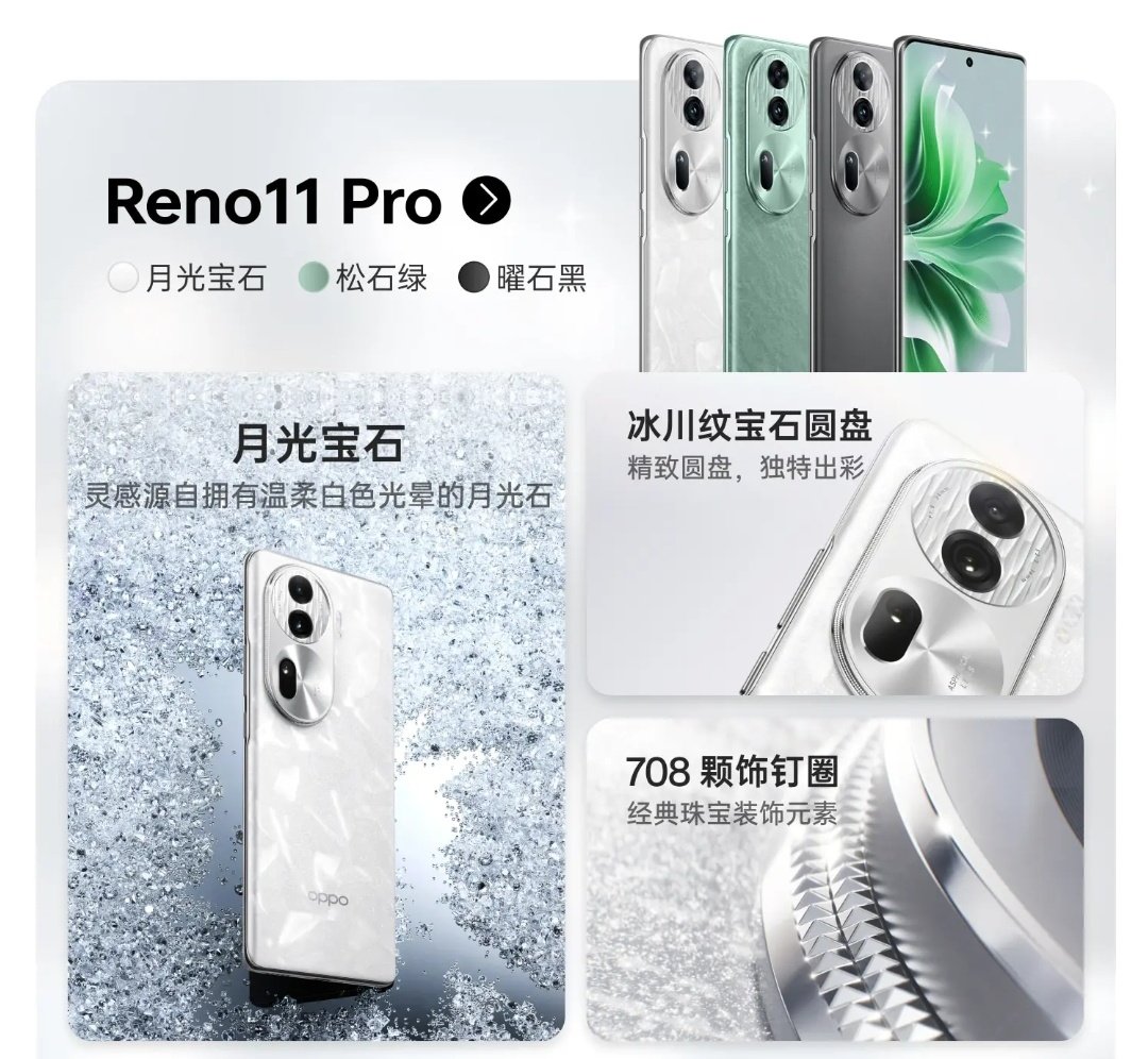 смартфоны OPPO Reno 11 и Reno 11 Pro