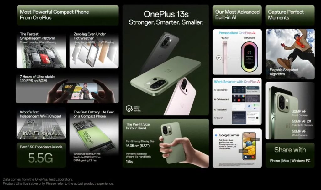 флагманский смартфон OnePlus 13s