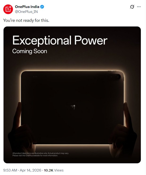 новый планшет OnePlus