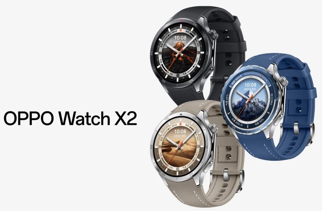 Флагманские часы Oppo Watch X2 с титановым безелем дебютируют 20 февраля