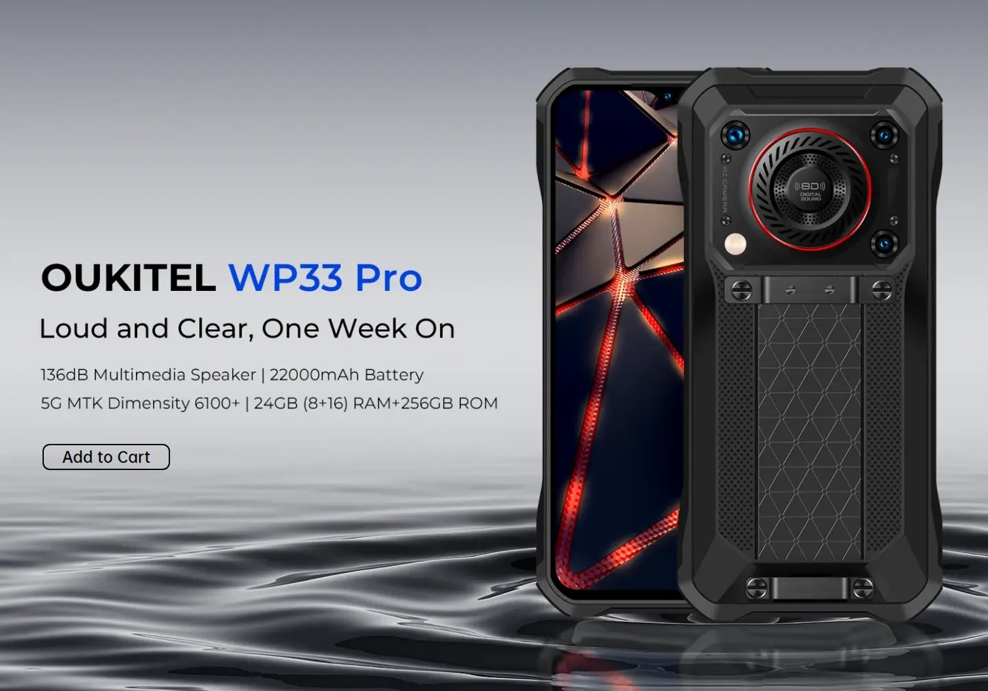 защищенный смартфон Oukitel WP33 Pro