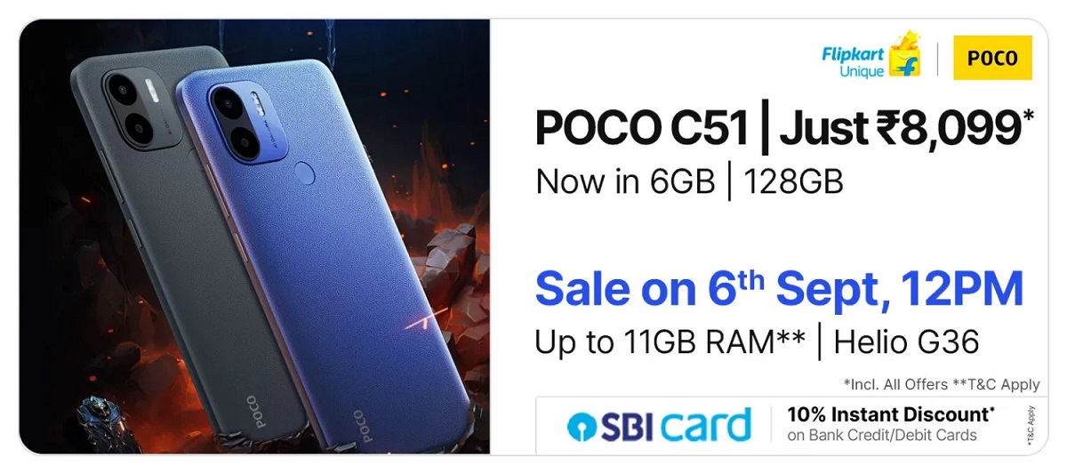 смартфон Poco C51