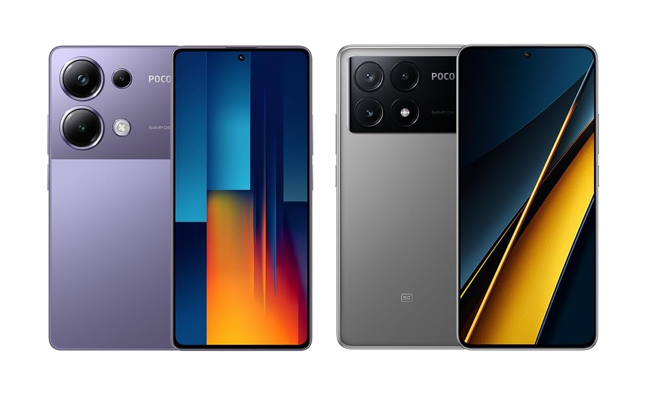 смартфон Poco X6 Pro и Poco M6 Pro 4G