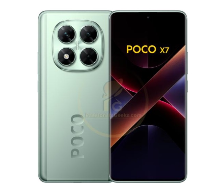 Poco X7 продемонстрирован на рендерах в трех цветах