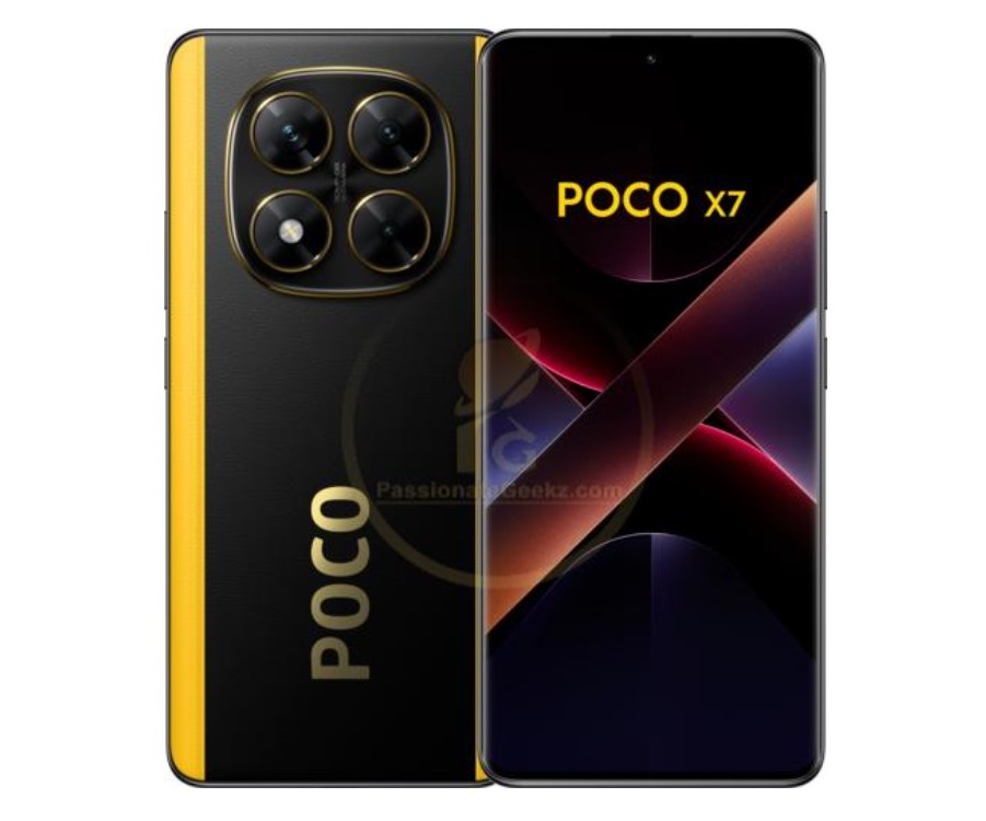 Poco X7 продемонстрирован на рендерах в трех цветах