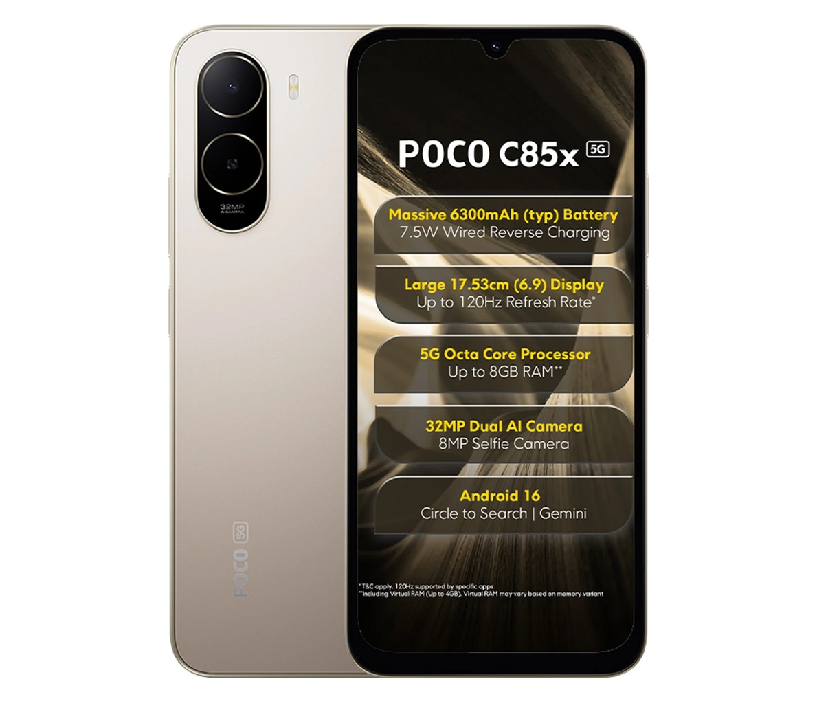 POCO C85x 5G
