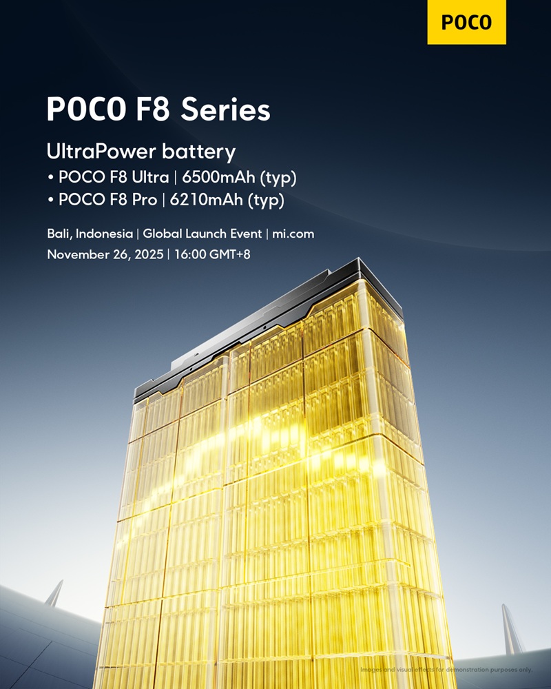 емкость аккумуляторов POCO F8 Ultra и POCO F8 Pro