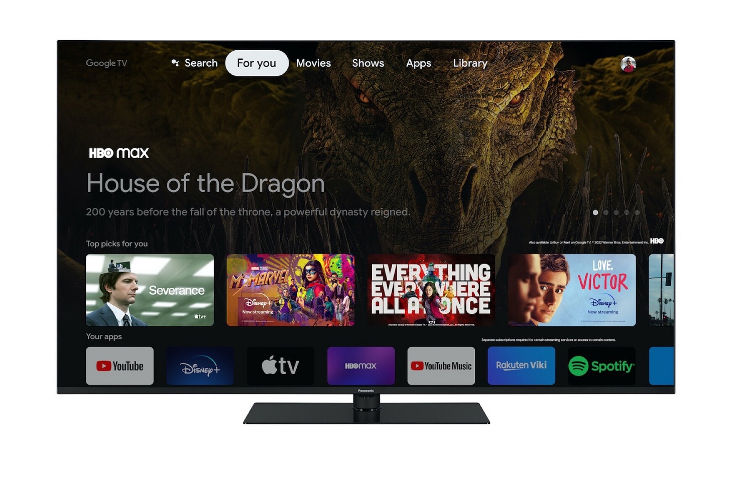 телевизоры Panasonic MX700E с Google TV