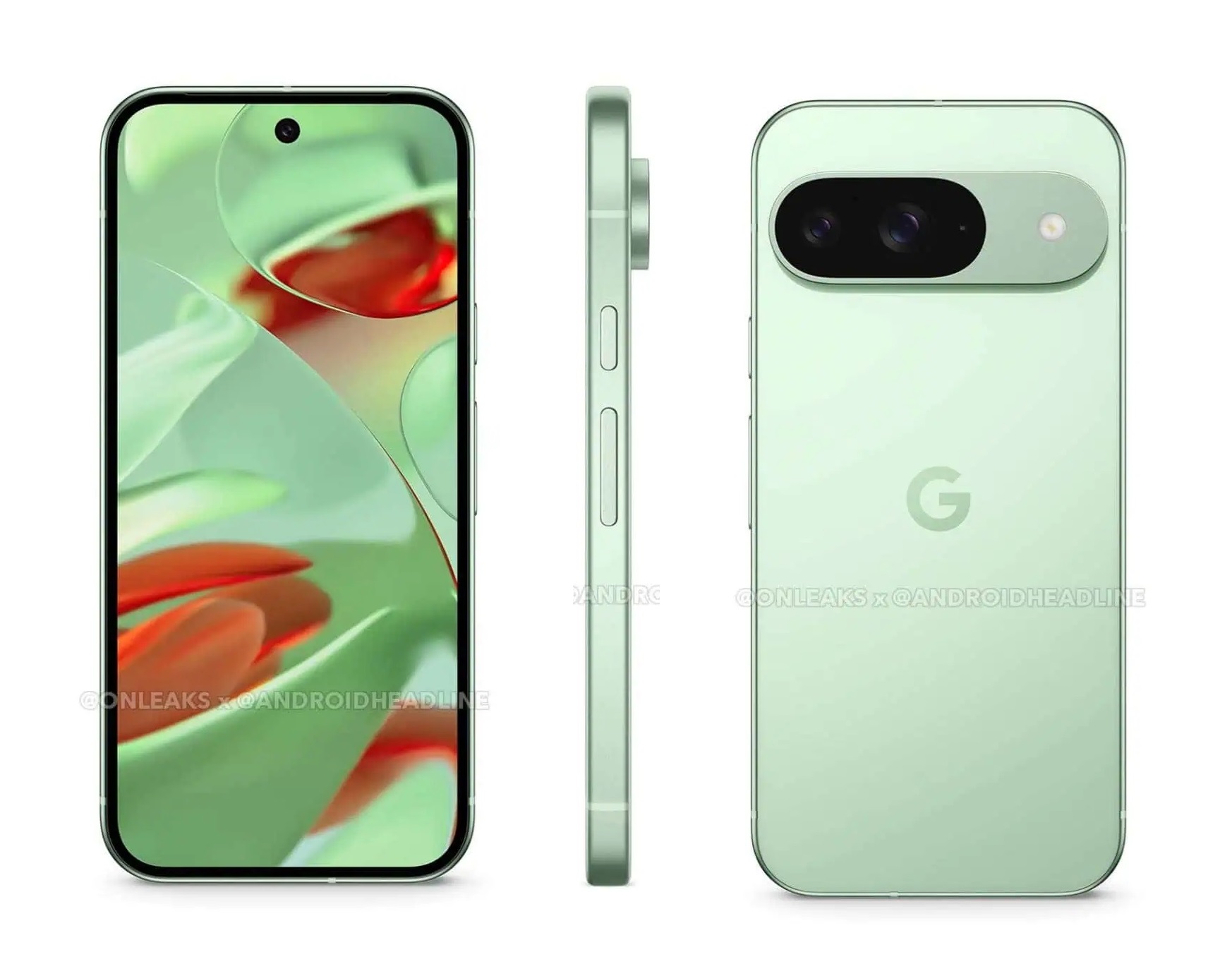 Опубликованы рендеры Google Pixel 9 в четырех цветовых вариантах