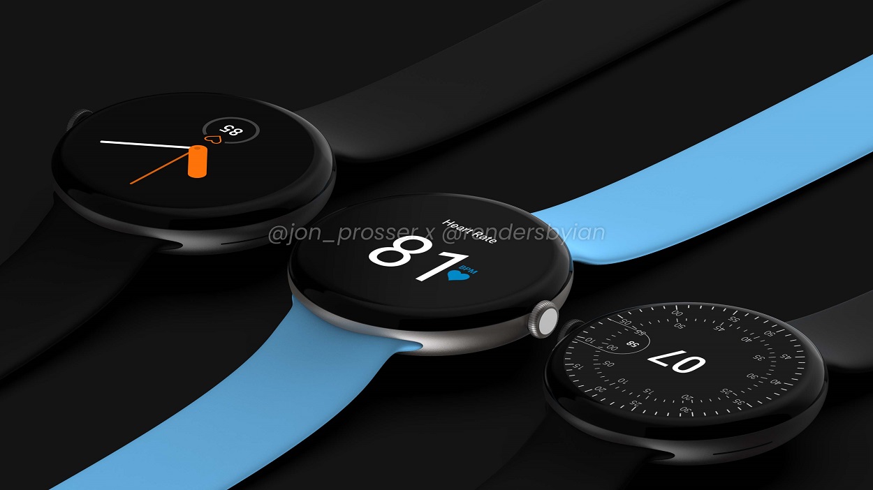 Появились первые изображения смартчасов Google Pixel Watch