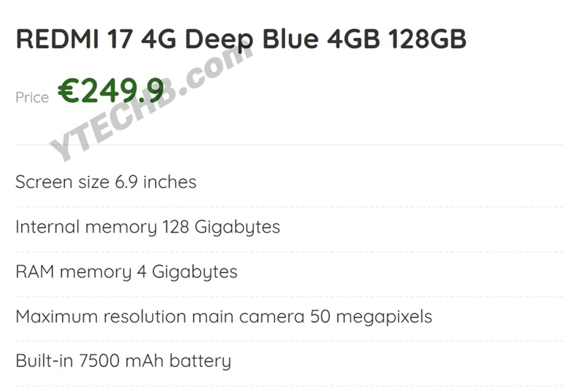 REDMI 17 4G