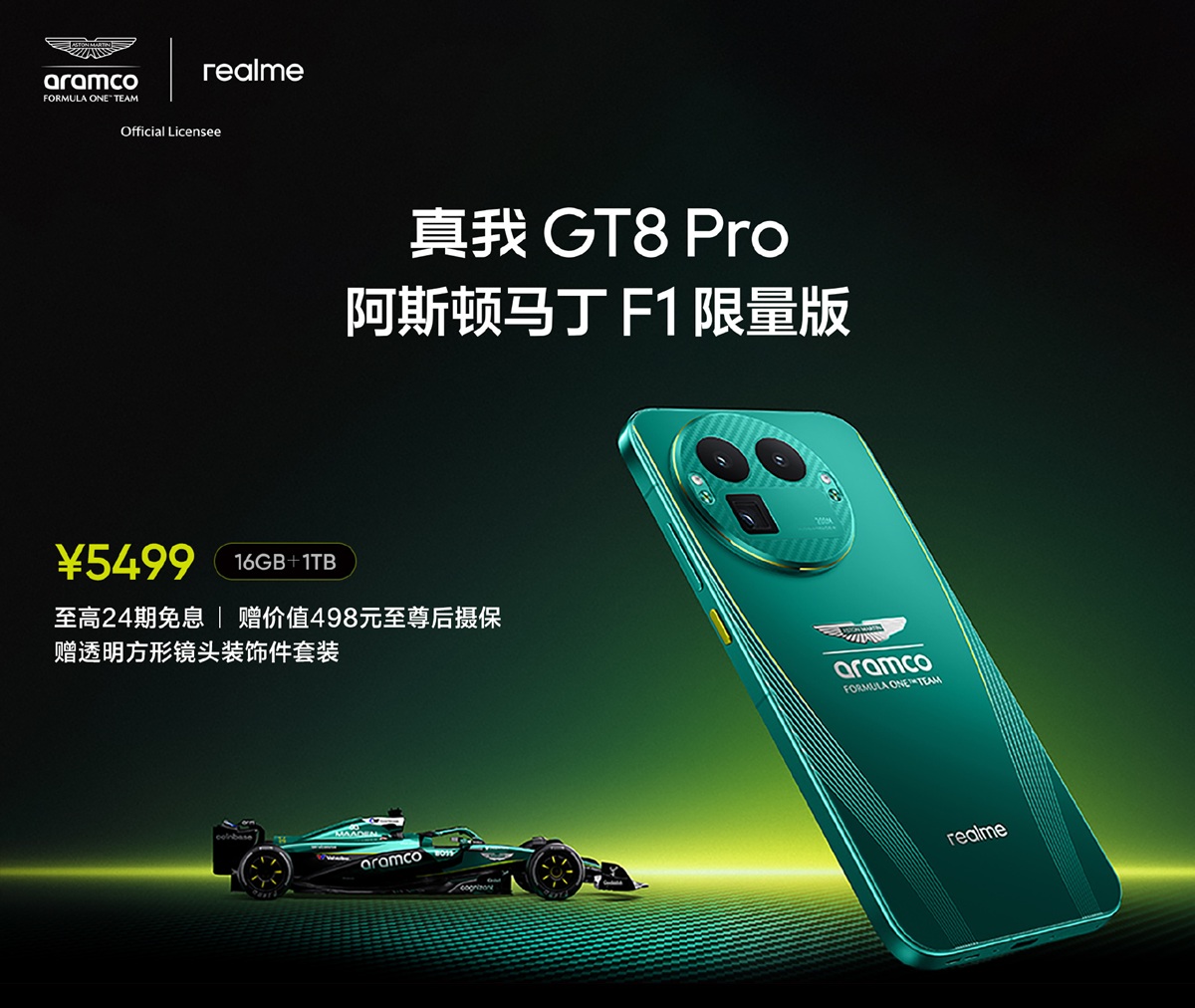 Realme GT 8 Pro Aston Martin F1 Limited Edition