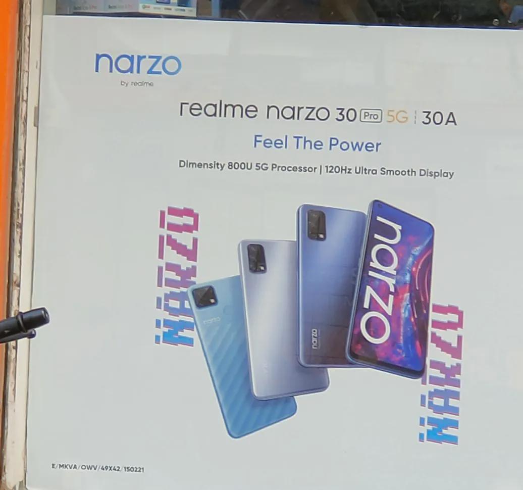 Realme Narzo 30 Pro 5G и Narzo 30A дата анонса