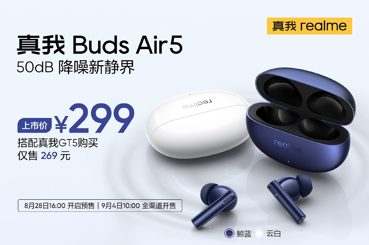 беспроводные наушники Realme Buds Air 5