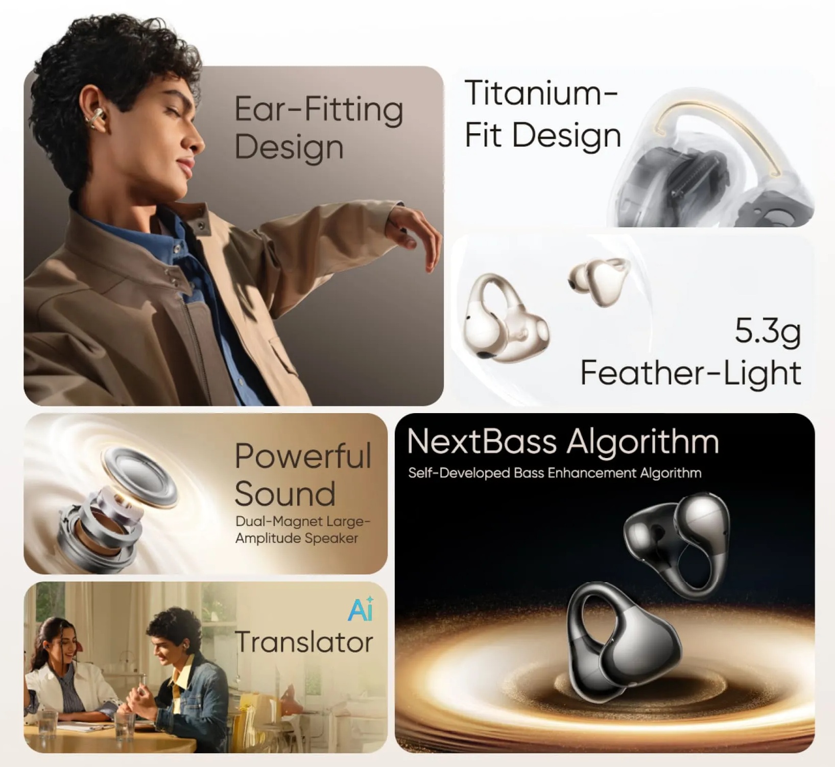 беспроводные наушники Realme Buds Clip