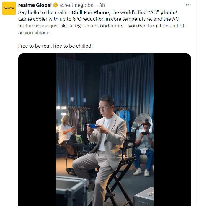 Realme Chill Fan Phone