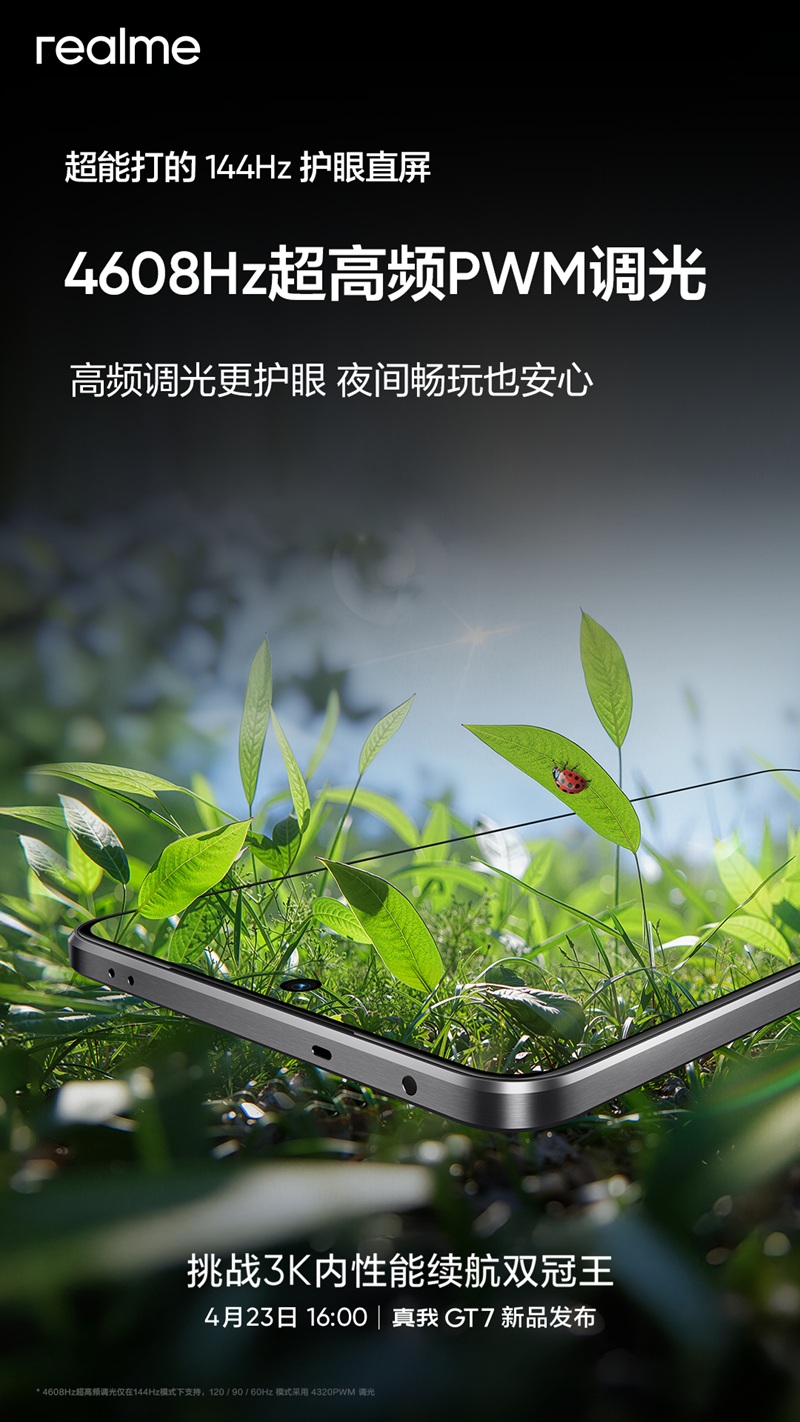 Характеристики дисплея Realme GT7 раскрыты производителем
