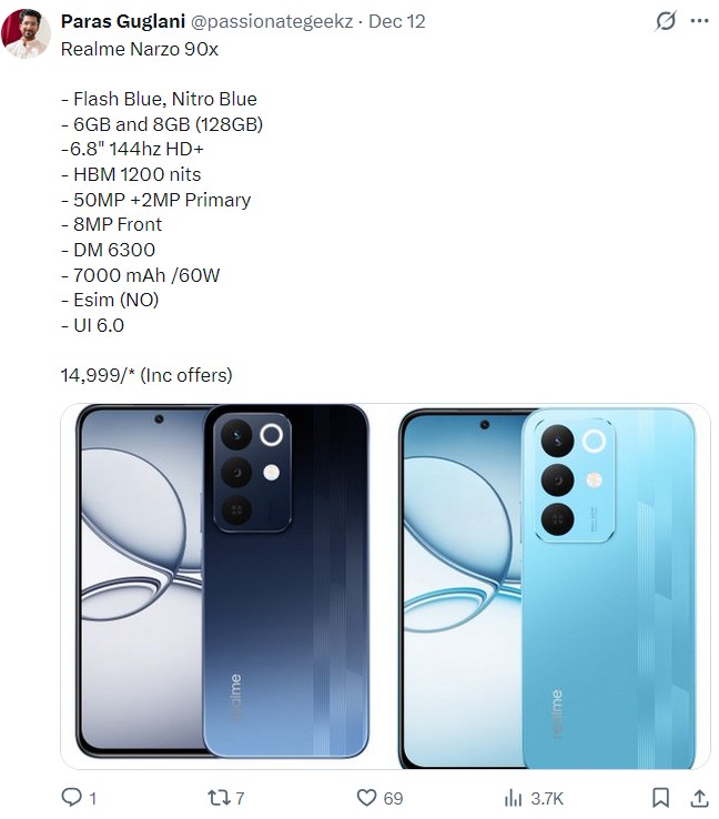 Realme Narzo 90x 5G