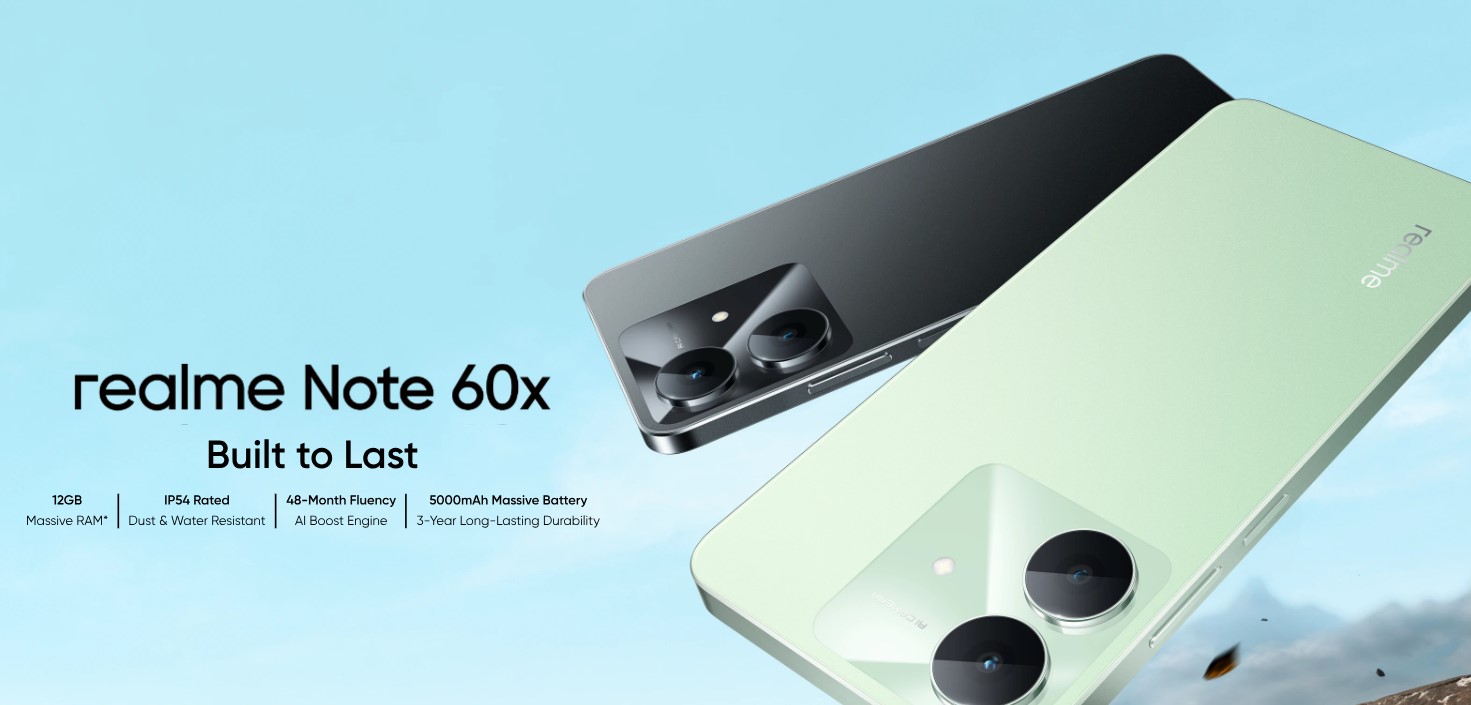 Realme представила бюджетный смартфон Note 60x