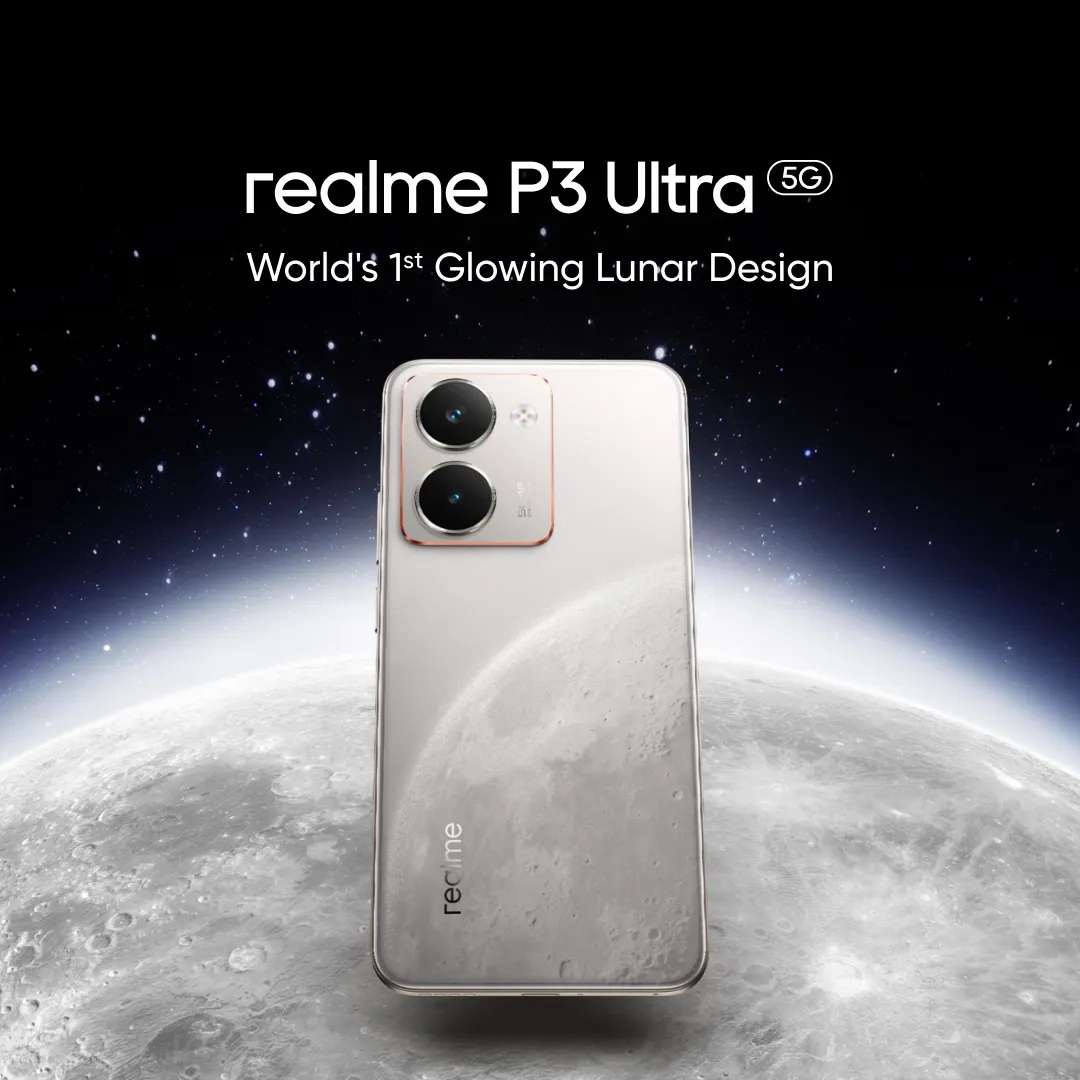 Realme раскрыла дизайн P3 Ultra 5G перед дебютом