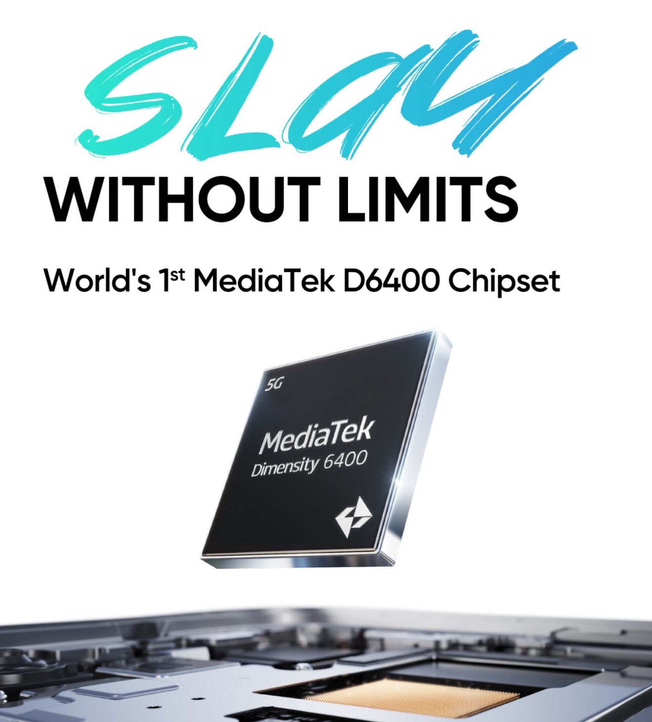 Realme P3x 5G станет первым в мире смартфоном, который получит новый чип Dimensity 6400