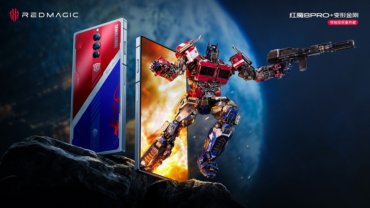 игровой смартфон Red Magic 8 Pro+ Transformers Leader Edition.