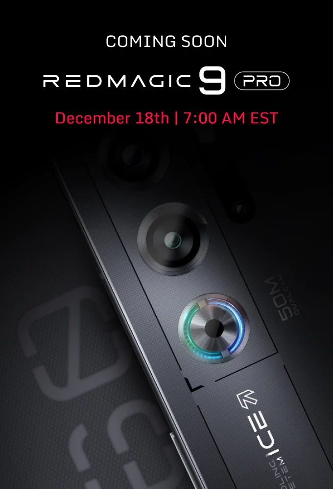 Глобальная версия Red Magic 9 Pro дебютирует в середине декабря 