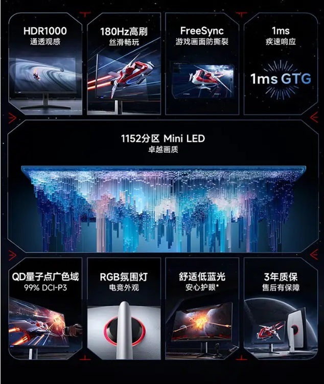 Xiaomi представила игровой монитор Redmi G Pro 27