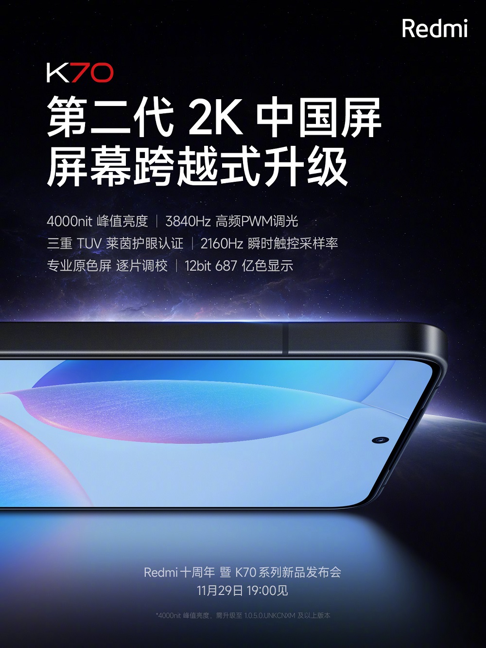 Redmi K70 характеристики
