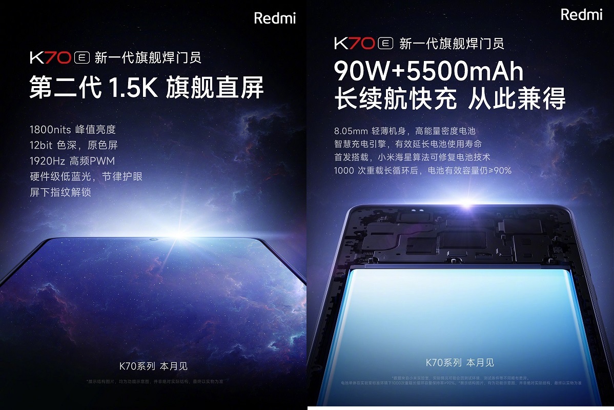 смартфон Redmi K70E