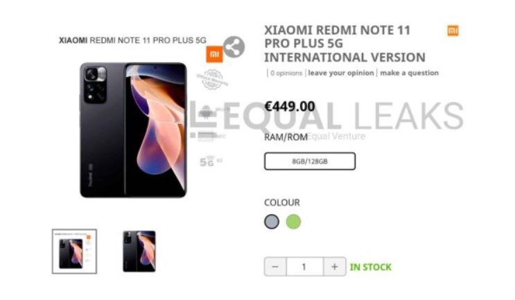 Redmi Note 11 Pro+ 5G