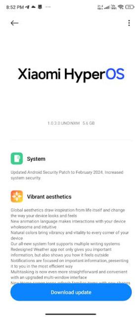 Redmi Note 13 Pro+ начинает получать обновление HyperOS
