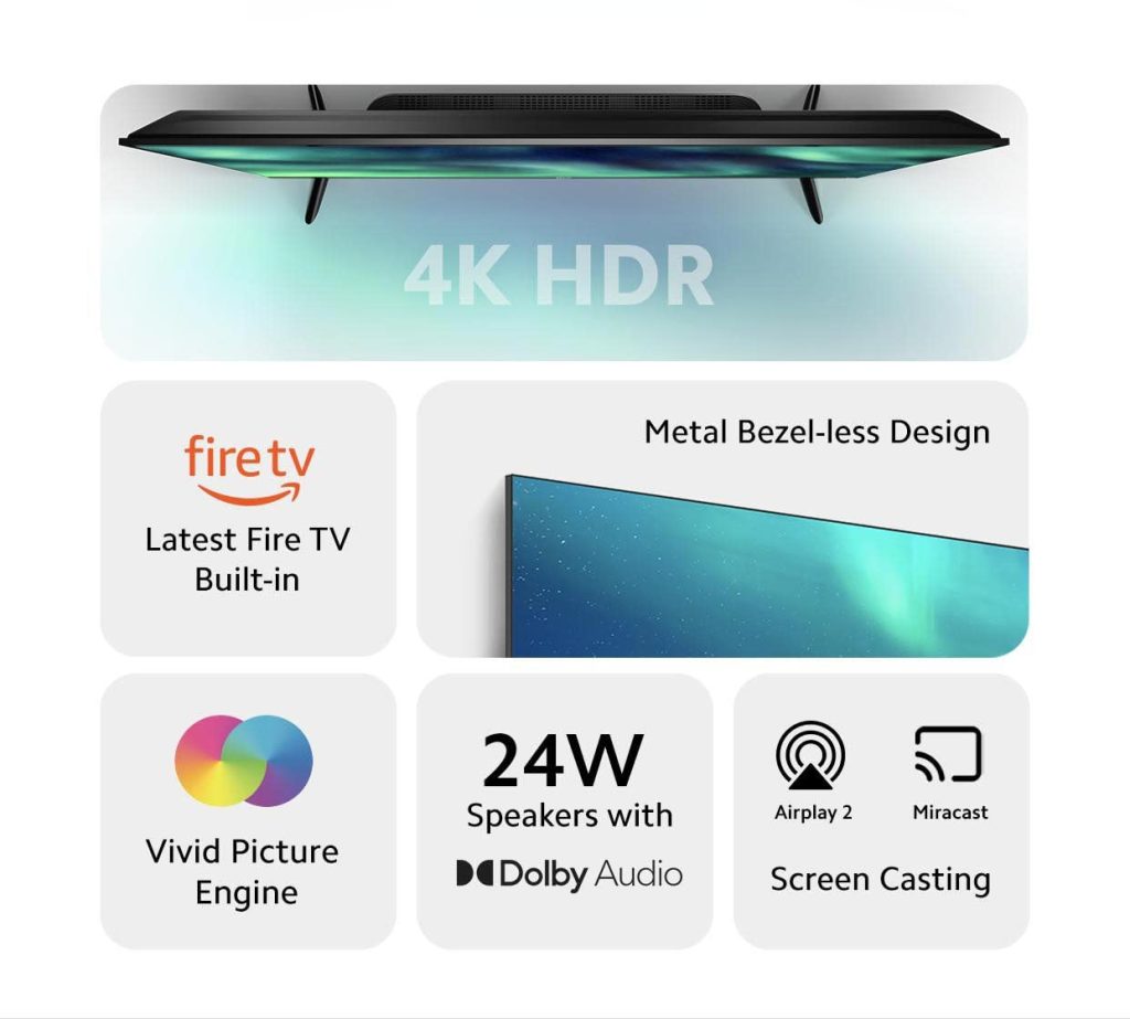 телевизор Redmi Smart Fire TV 4K 43