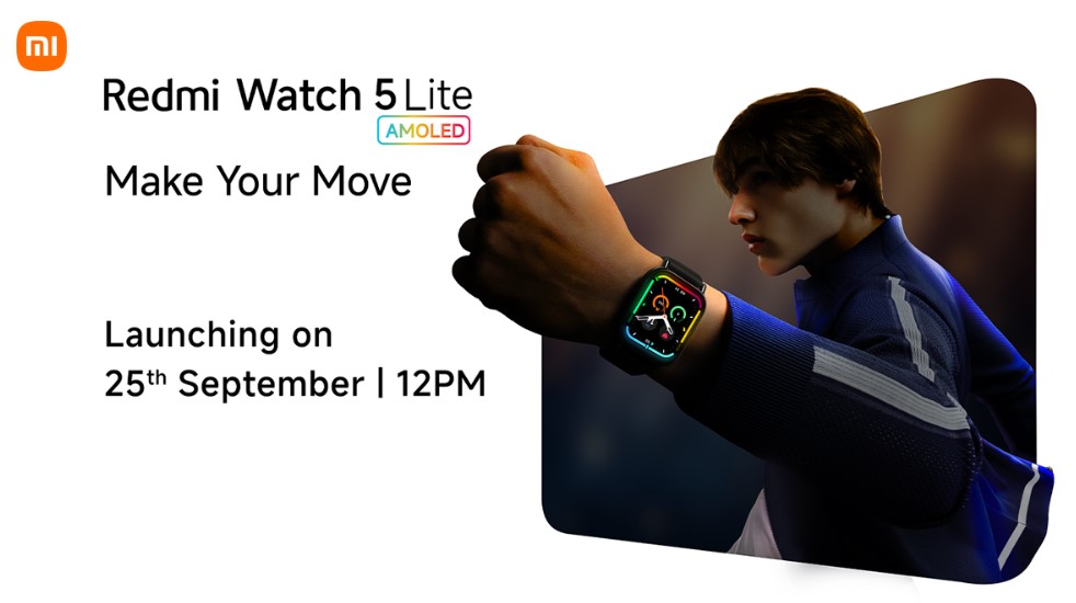Xiaomi выпустит в сентябре новые часы Redmi Watch 5 Lite