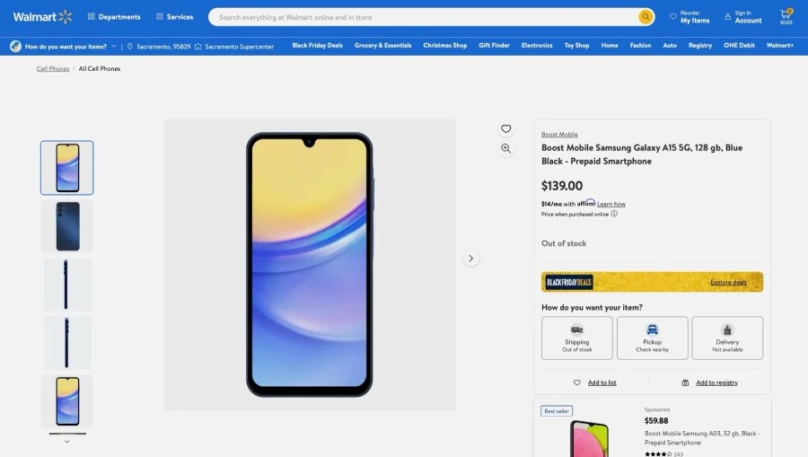 смартфон Samsung Galaxy A15 5G