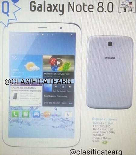 Samsung Galaxy 8.0